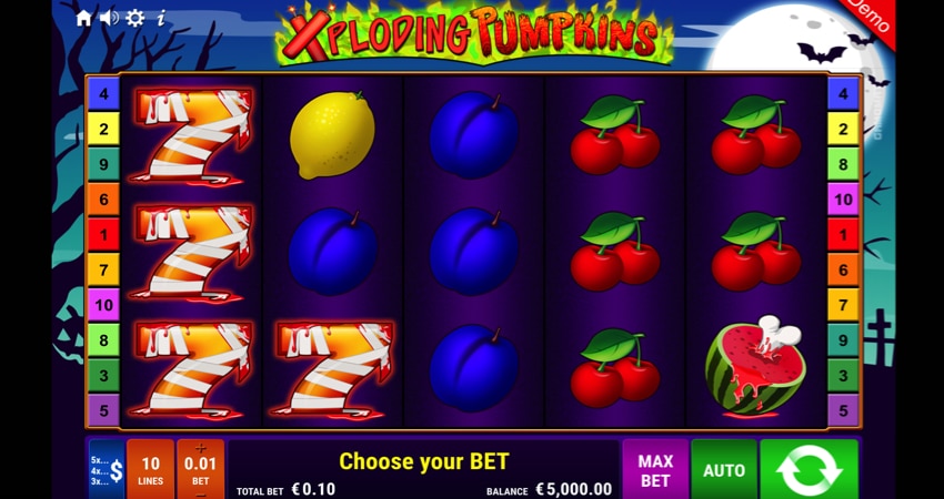 Xploding Pumpkins Slot Game
