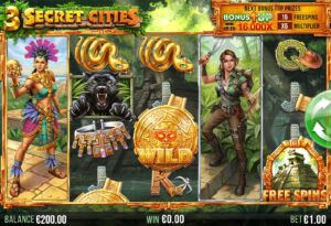 3 Secret Cities slot game - 4ThePlayer