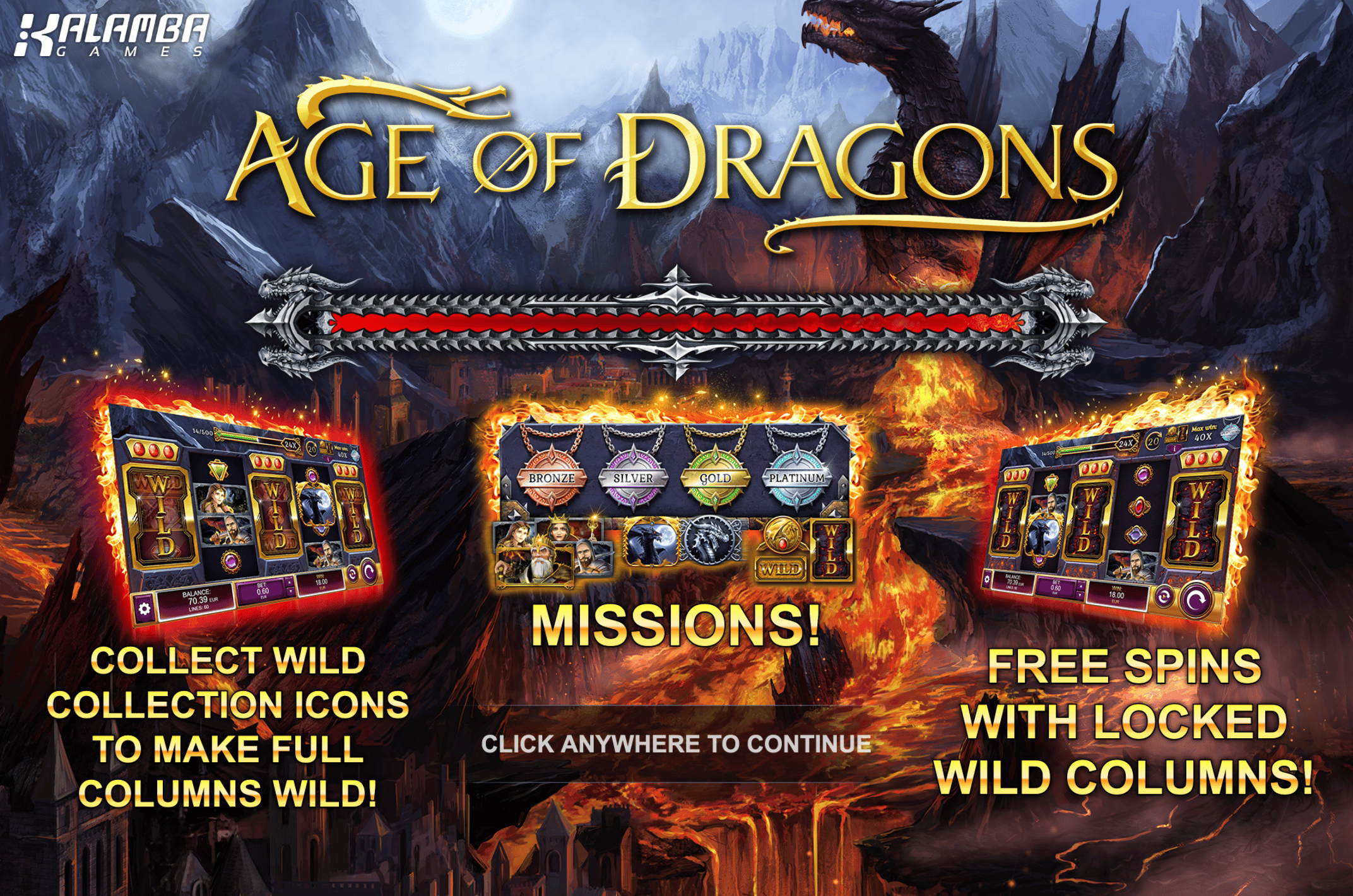 Age of Dragons features