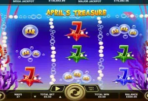 April's Treasure slot game