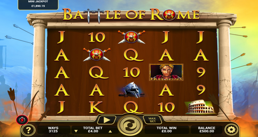 Battle of Rome slot game