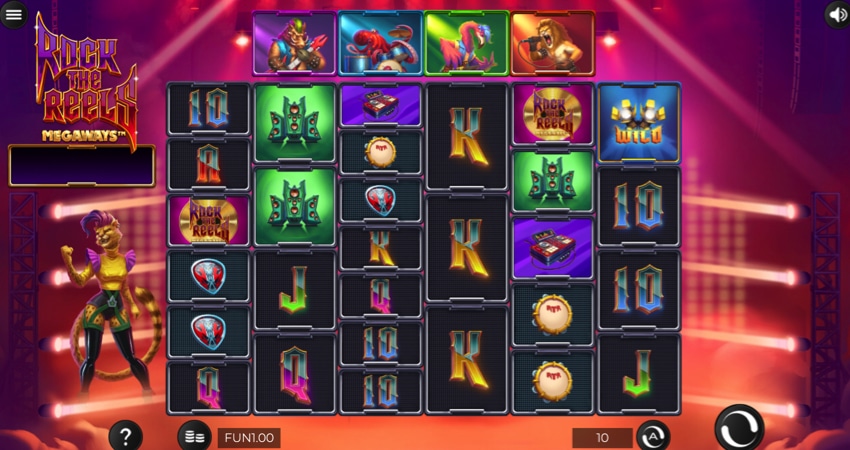 Rock the Reels Megaways slot game