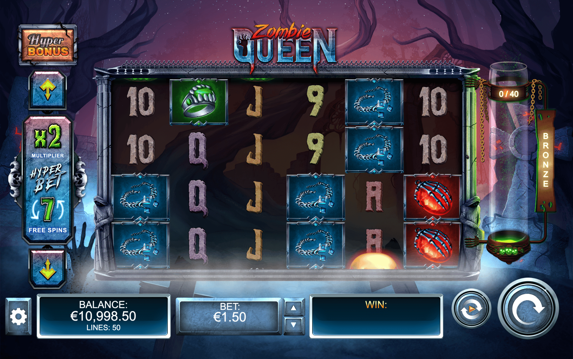 Zombie Queen slot game