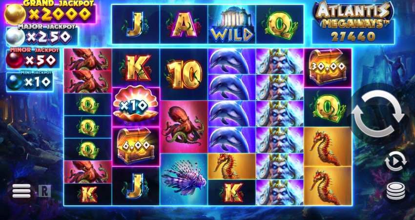 Atlantis Megaways slot game