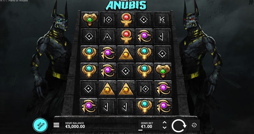 Hand of Anubis slot game