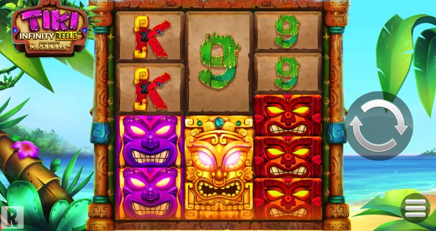 Tiki Infinity Reels Megaways slot game