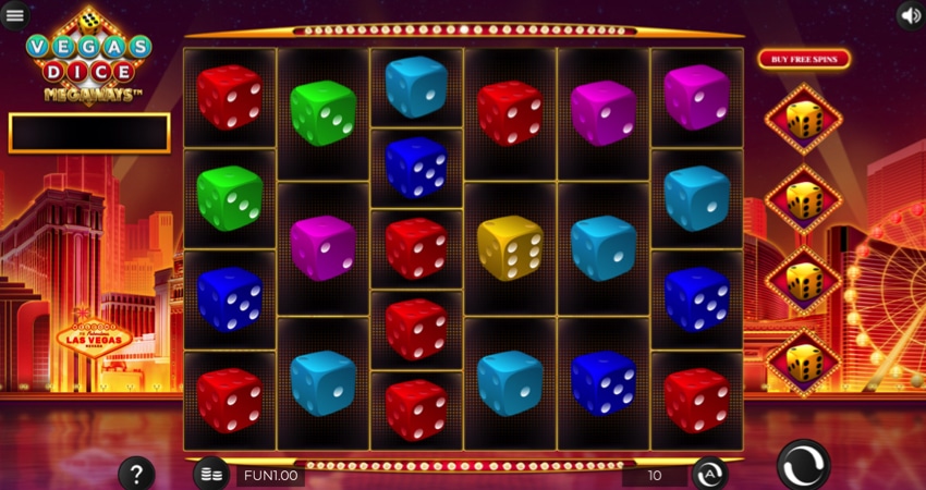 Vegas Dice Megaways slot game