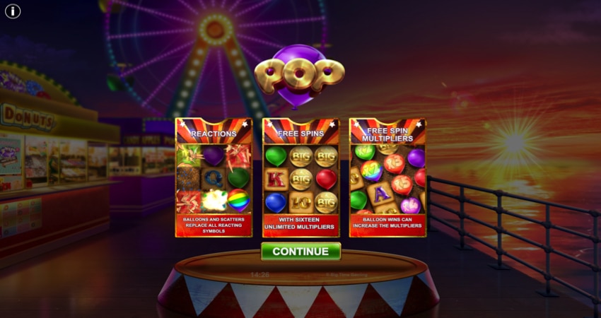POP slot game features