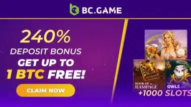 1 Bitcoin Bonus in BC.Game