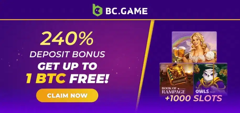 1 Bitcoin Bonus in BC.Game