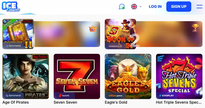 Ice casino login