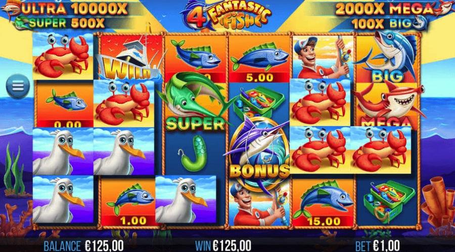 4 fantastic fish video slot