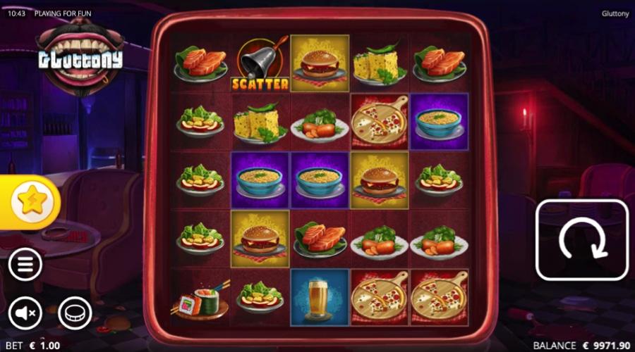 Gluttony slot game preview