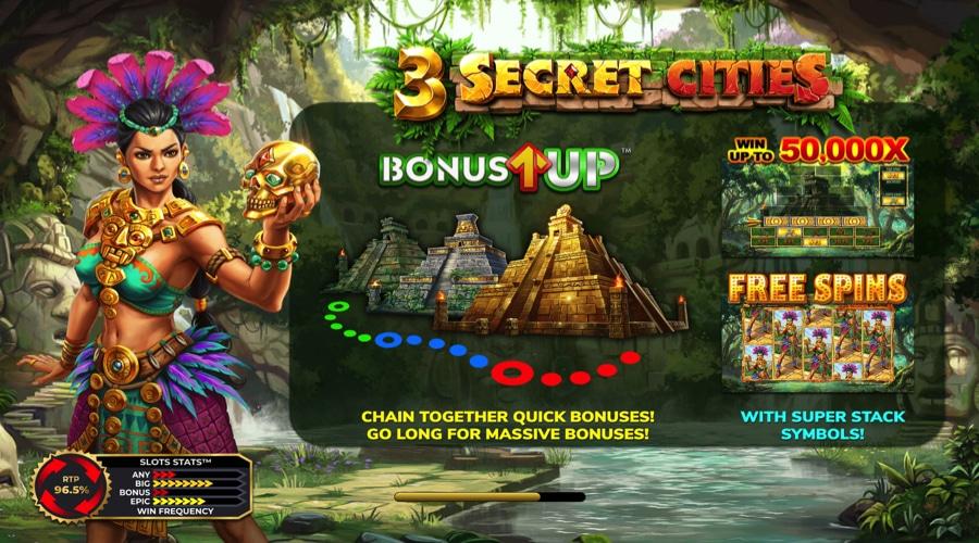 3 Secret Cities Slot Game