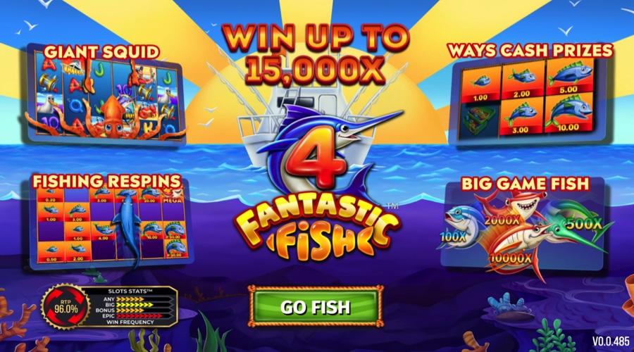 4 Fantastic Fish Slot Game