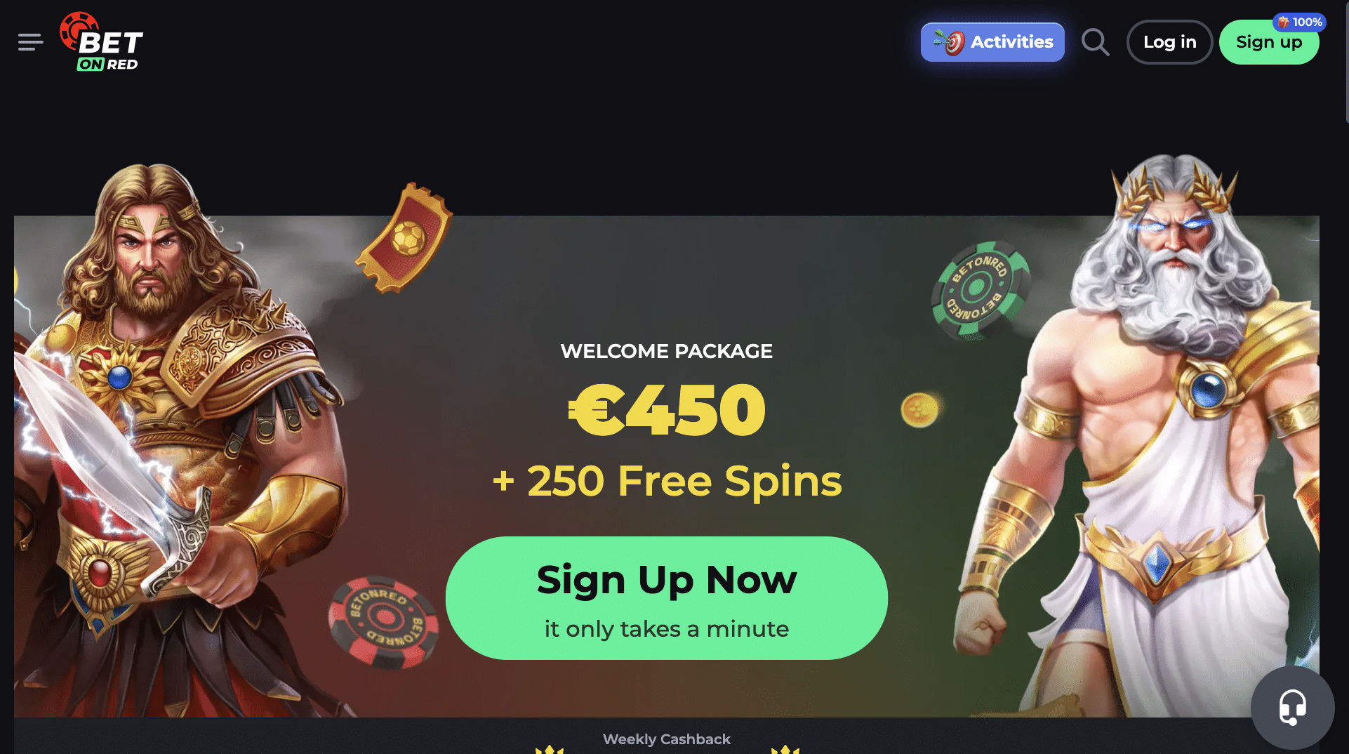 BetonRed Casino Bonus Euro