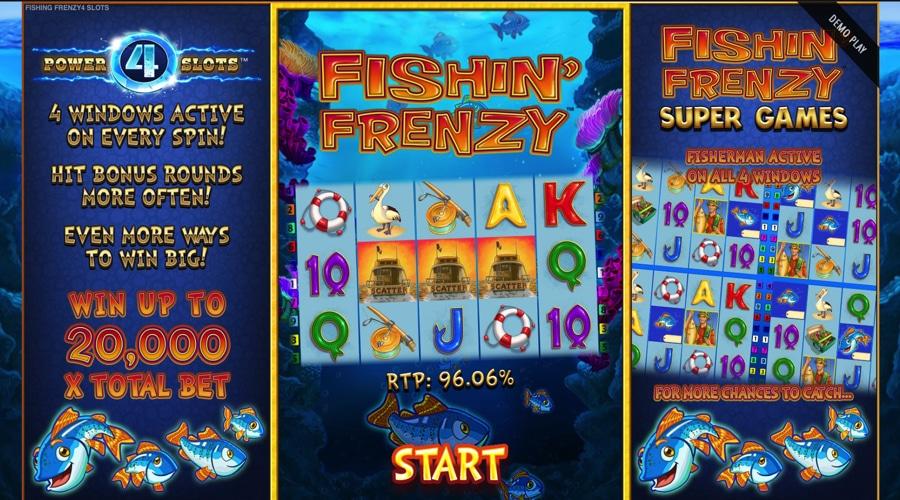 Fishin’ Frenzy Power 4 Slots