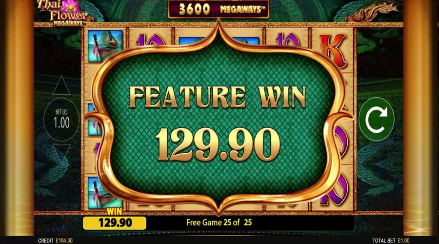 Thai Flower Megaways slot bonus