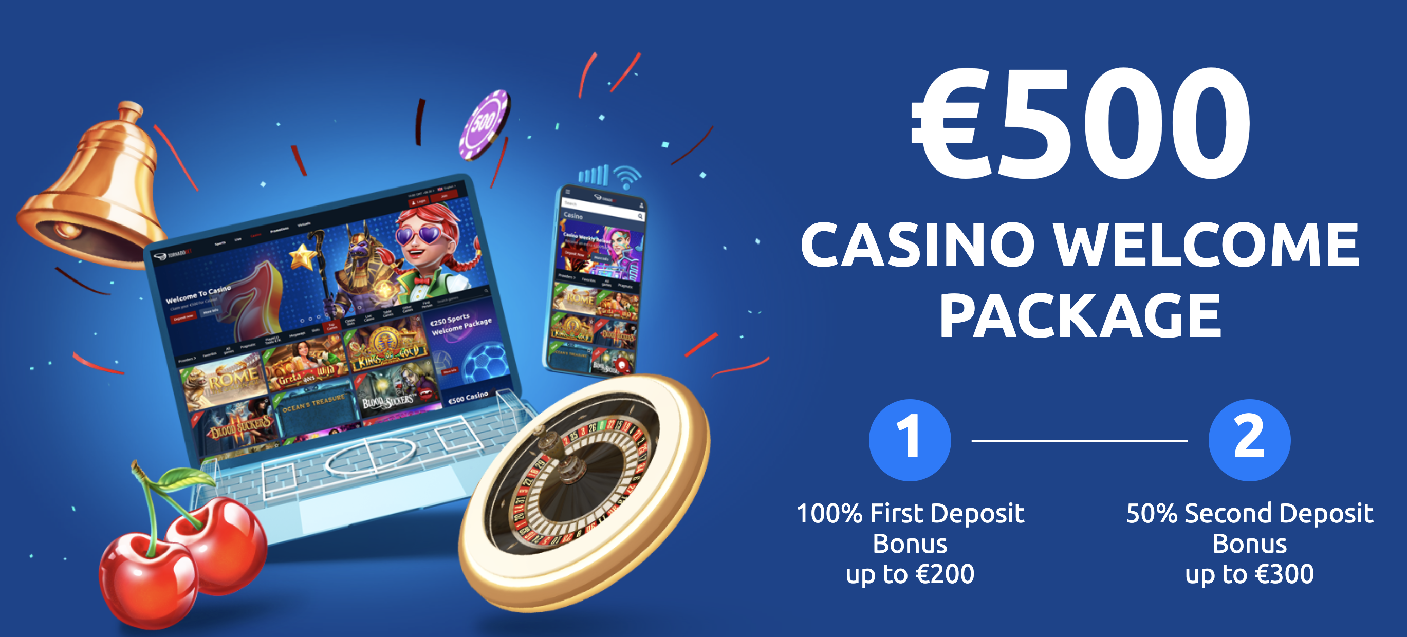 TornadoBet registration bonus