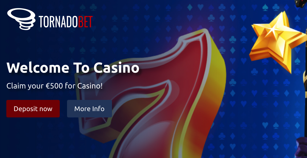 TornadoBet welcome bonus