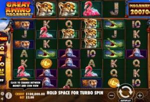 Great Rhino Megaways slot game