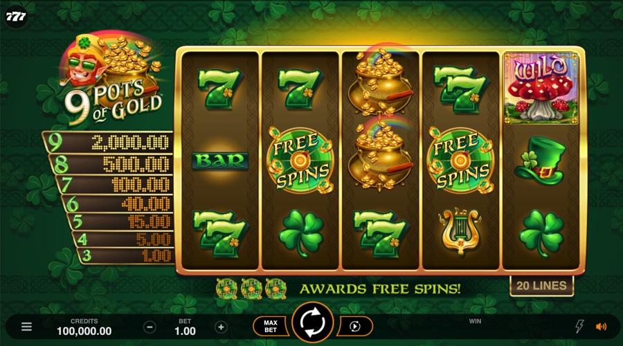 9 Pots of Gold slot game
