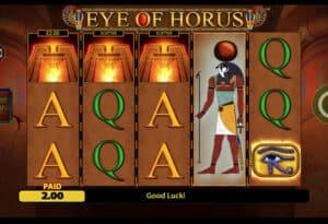 Eye of Horus Fortune Play slot game