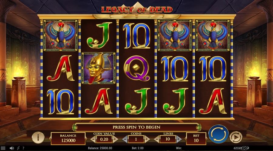 The Legacy of Dead slot game