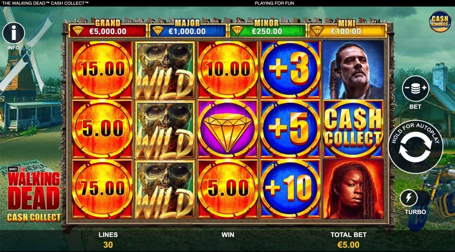 The Walking Dead Cash Collect slot game