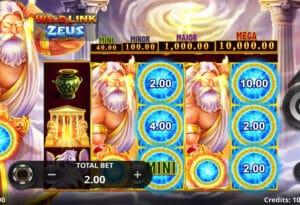 Wild Link Zeus slot game