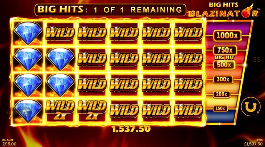 Big Hits Blazinator slot game