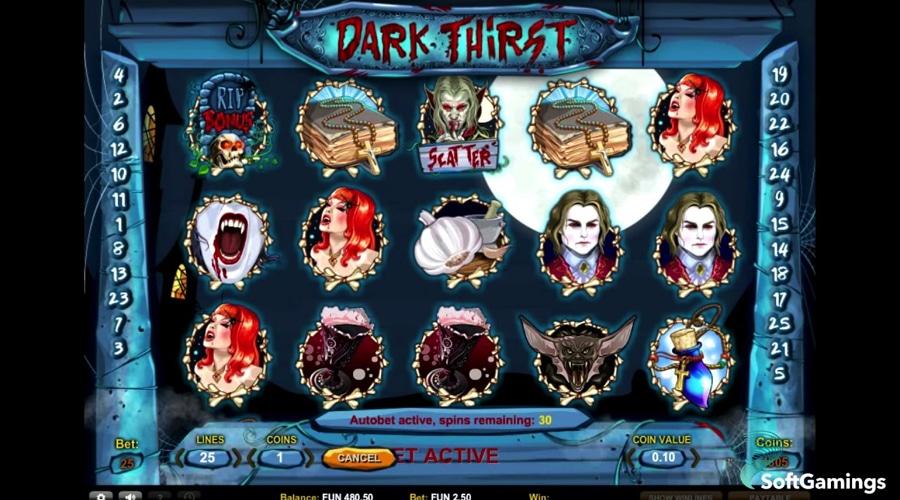 Dark Thirst video slot