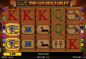 Eye of Horus: The Golden Tablet slot game