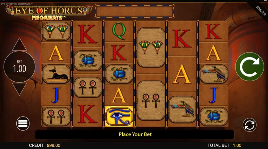Eye of Horus Megaways Jackpot King slot game