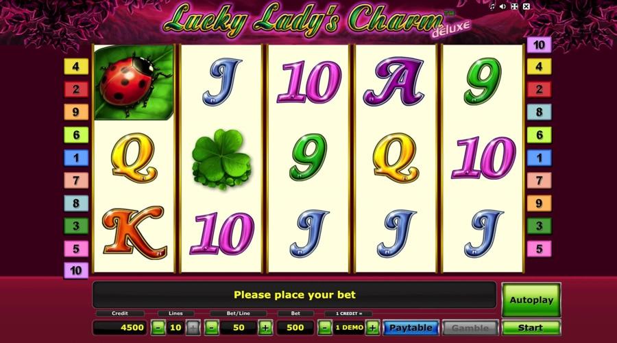 Lucky Lady's Charm Deluxe slot game