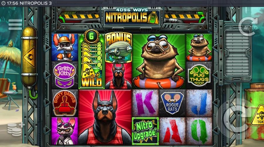 Nitropolis 3 slot game