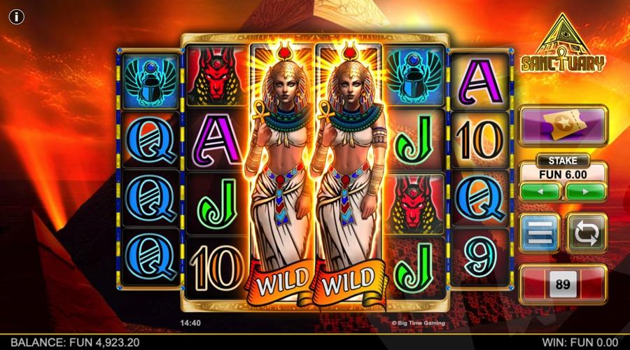 Sanctuary video slot preview