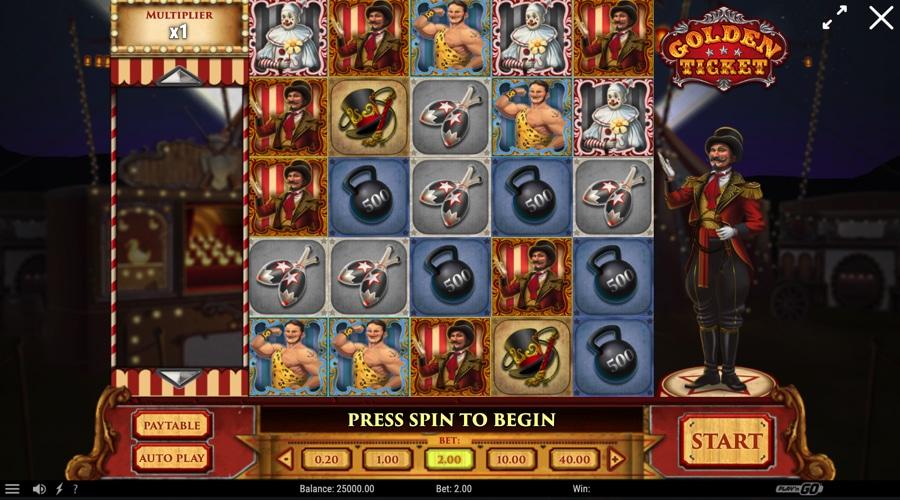 Golden Ticket video slot