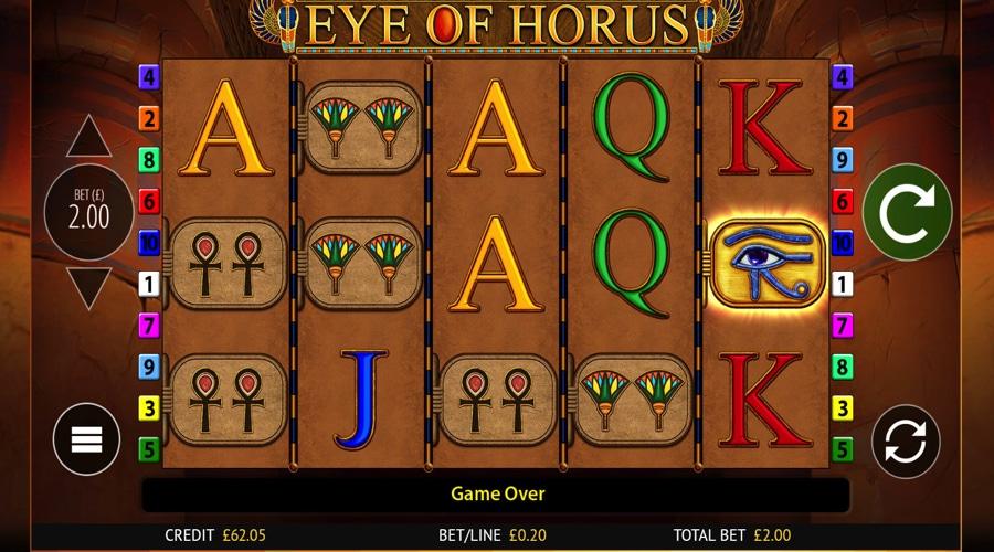 Eye of Horus slot game