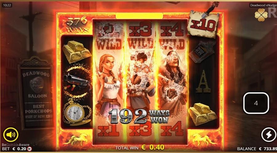 Deadwood xNudge slot game