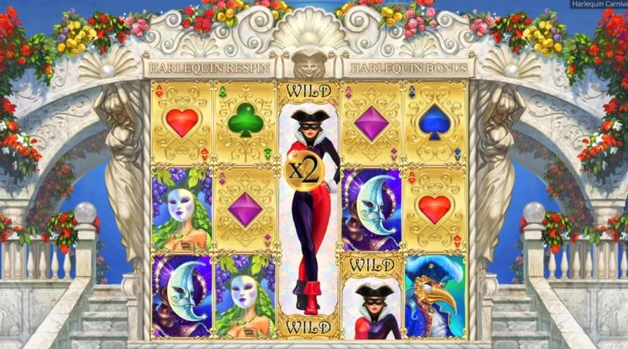 Harlequin Carnival slot game