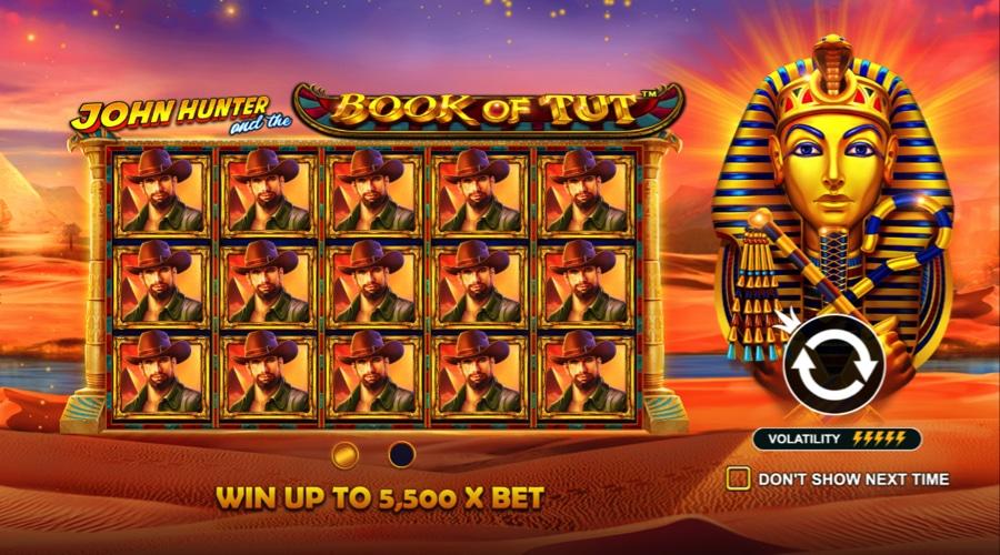 John Hunter: Book of TUT video slot