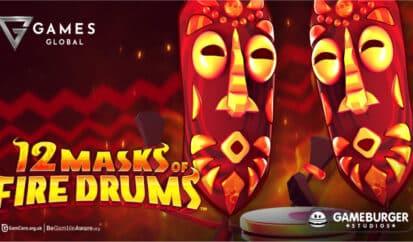 12 Masks of Fire Drums slot release