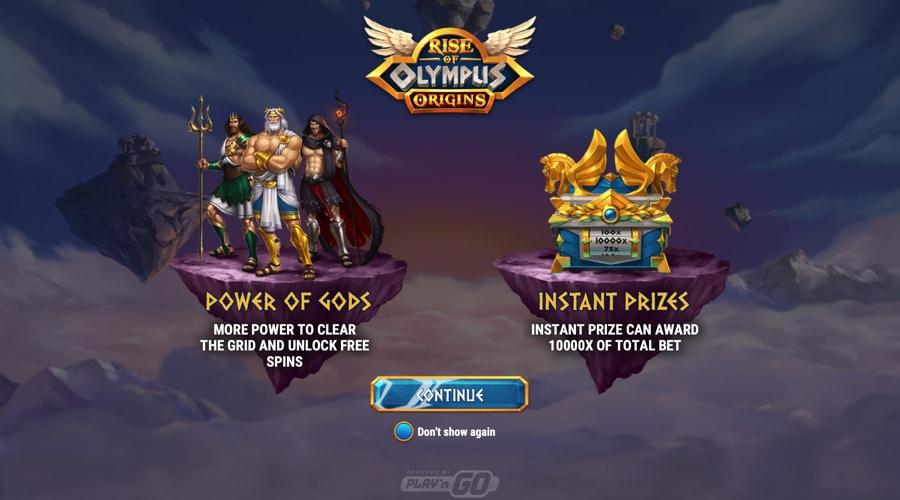 Rise of Olympus Origins game features