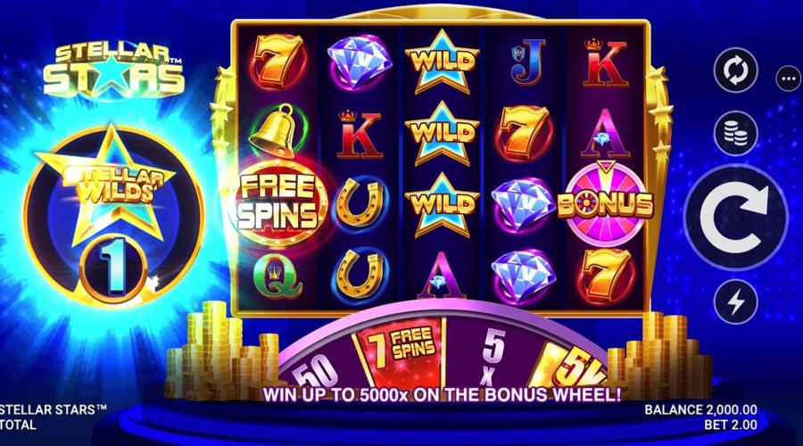 Stellar Stars video slot preview