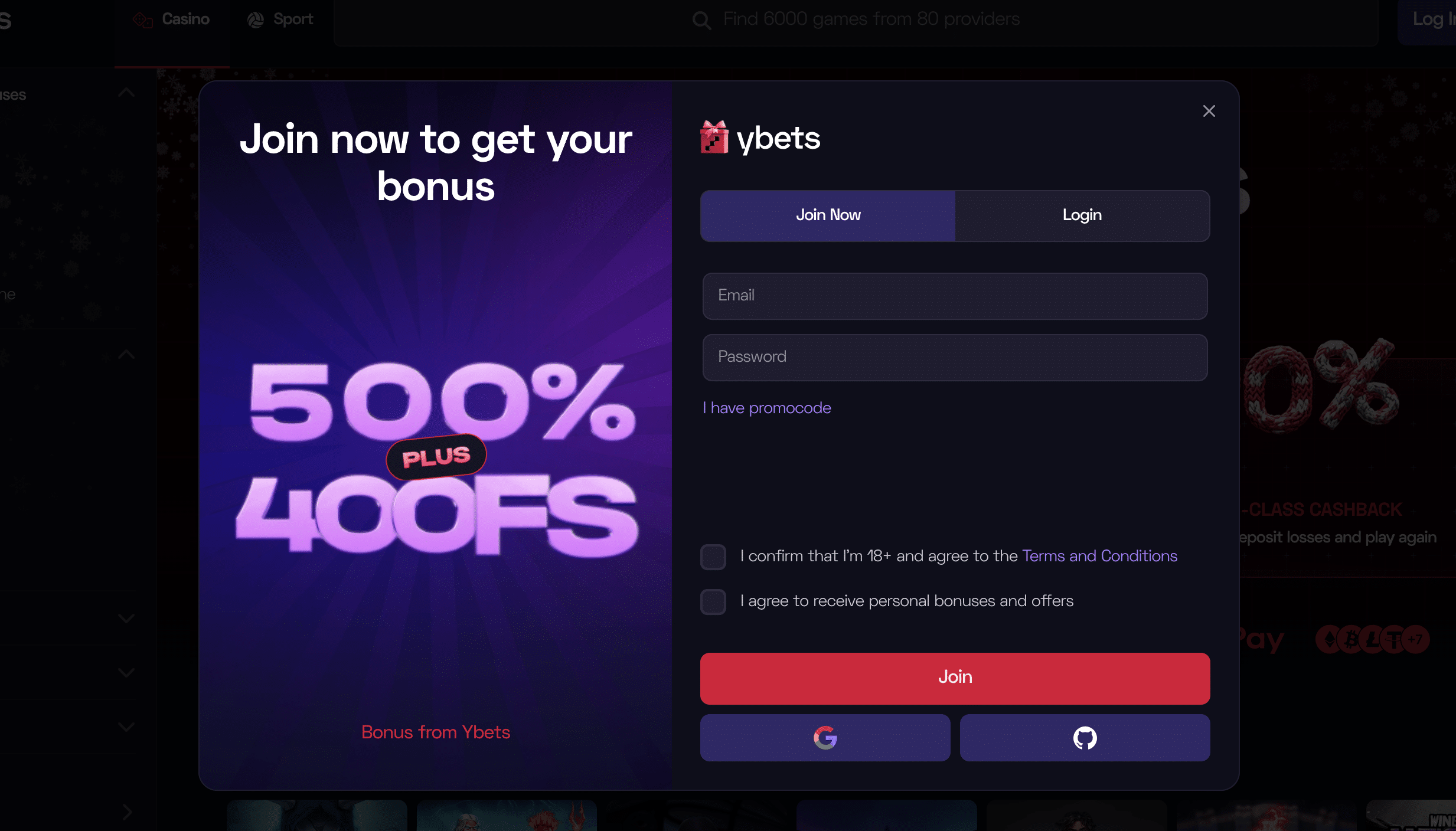 Ybets signup bonus