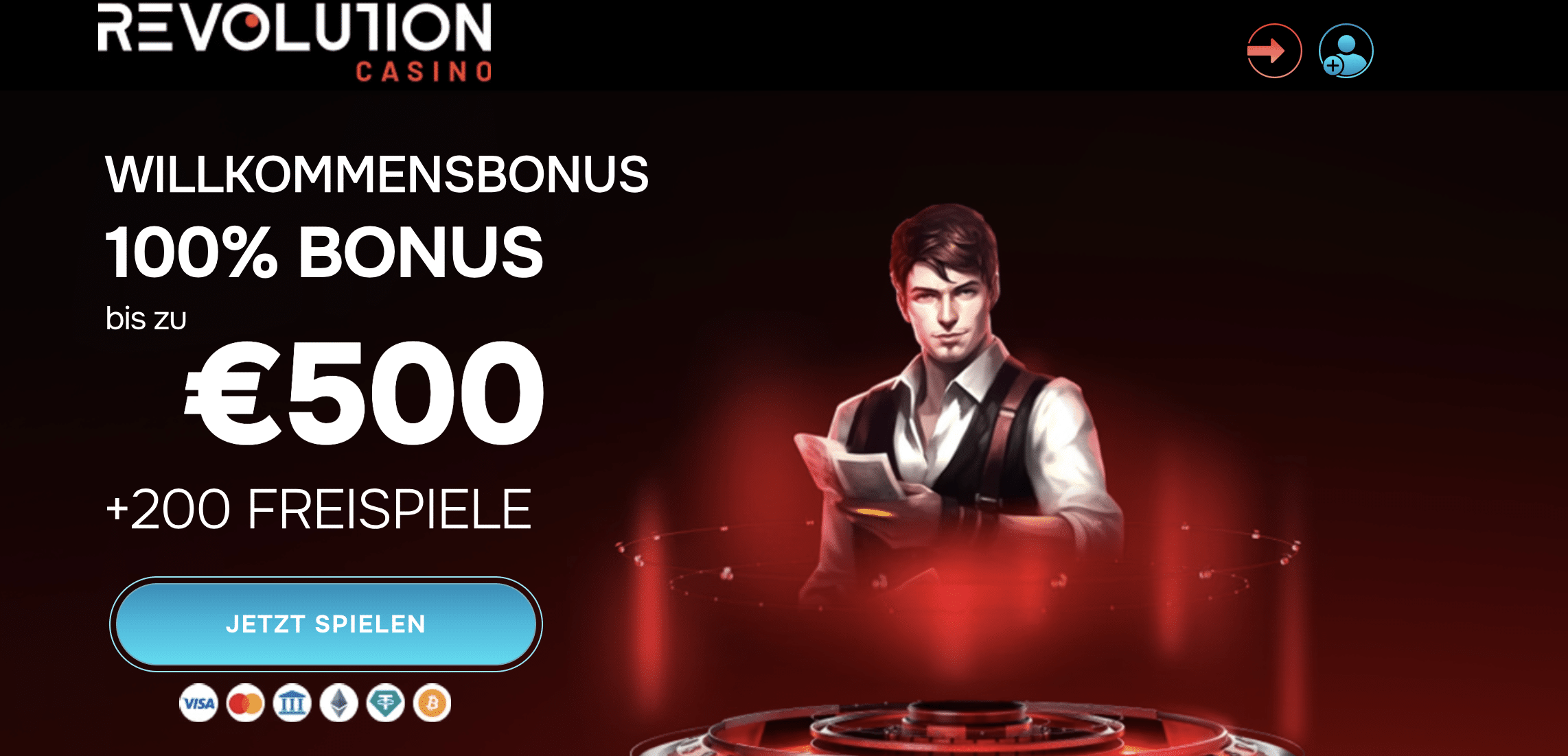 Revolution Casino Deutsch Bonus