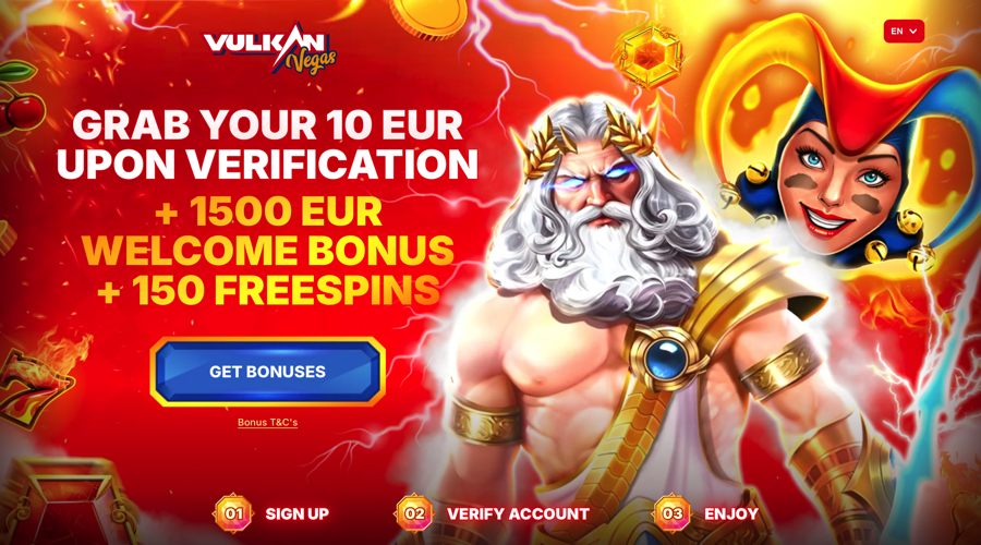Vulkan Vegas No Deposit Bonus