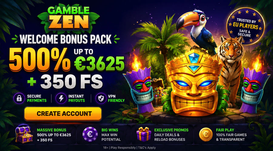 3625 euro bonus in Gamblezen