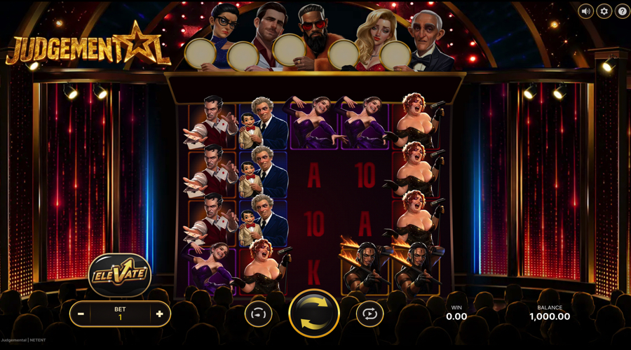 Judgemental slot game - Netent